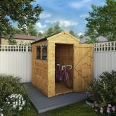 image for Shiplap Reverse Apex with Single Door 6x4