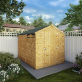 image for Shiplap Security Apex with Single Door 8x6