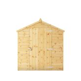 image for Shiplap Security Apex with Single Door 8x6