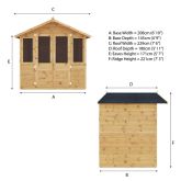 image for Shiplap Traditional Summerhouse 7x5