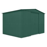 image for 10 x 8 Globel Apex Metal Shed (Green)