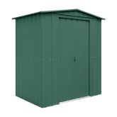 image for 6 x 4 Globel Apex Metal Shed (GREEN)