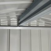 image for 6 x 4 Globel Apex Metal Shed (GREEN)