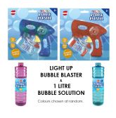 image for Light-Up Bubble Blaster with Large Bubble Solution