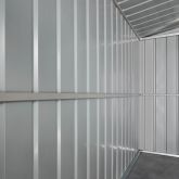 image for 6 x 4 Globel Apex Metal Shed (Grey)