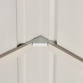 image for 6 x 4 Globel Apex Metal Shed (Grey)