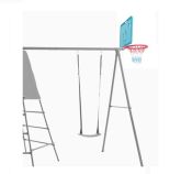 image for TP Basketball Hoop, Ball & Pump