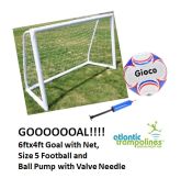 image for 6ft x 4ft Football Goal and Ball Set