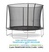 image for Plum 10ft Fun Springsafe Trampoline With Enclosure