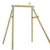 image for Single Round Wood Swing Frame