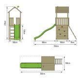 image for Skywood Play Tower with Ripple Slide