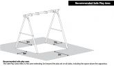 image for Triple Round Wood Swing Frame